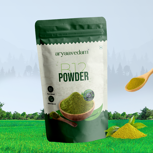 Aryaavedam Plant-Based B12 Powder – Natural Blend of 6 Superfoods for Energy, Immunity & Overall Wellness (200g)