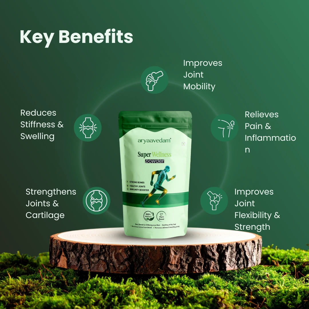 Aryavedam Super Wellness Powder – Natural Joint & Immunity Support (200g)
