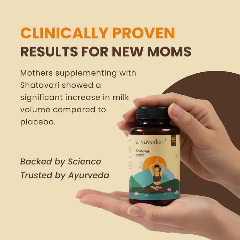 Aryavedam Shatavari Capsules | Natural Hormonal Balance & Women’s Wellness (60 Capsules) Plant-Based Support for Hormonal Health, Vitality & Reproductive Strength