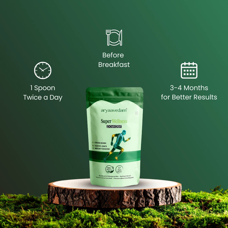 Aryavedam Super Wellness Powder – Natural Joint & Immunity Support (200g)