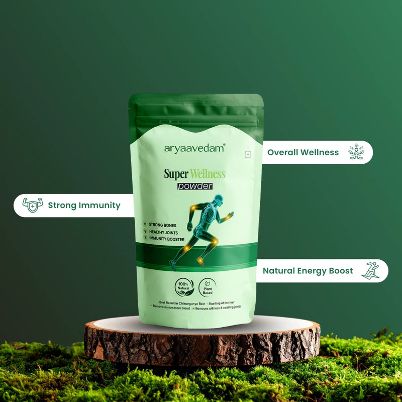 Aryavedam Super Wellness Powder – Natural Joint & Immunity Support (200g)