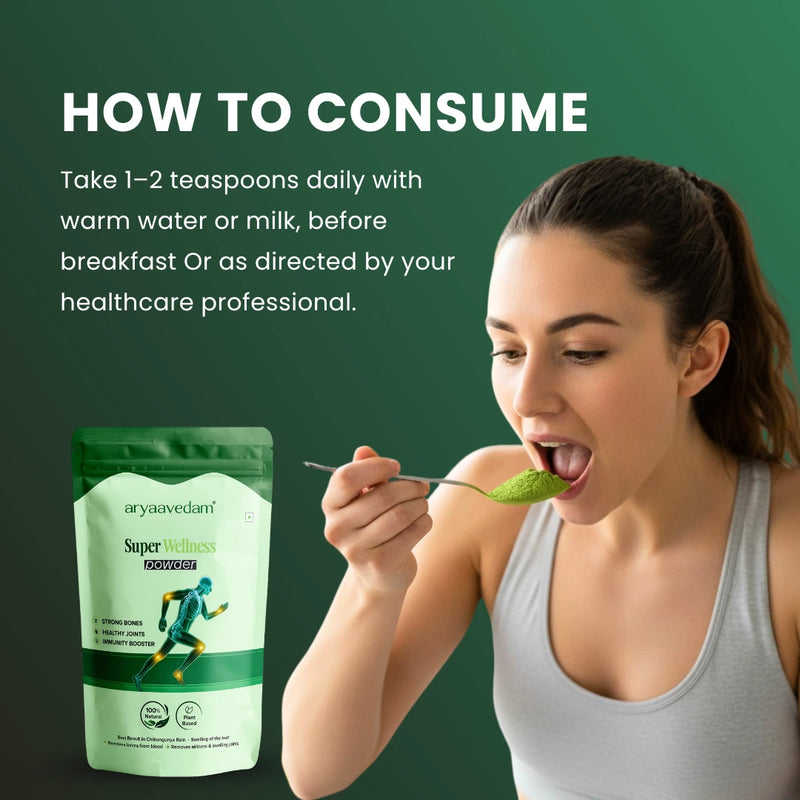Aryavedam Super Wellness Powder – Natural Joint & Immunity Support (200g)